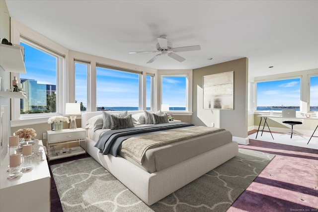 33 Palmer Rd, Waterford, CT 06385 - bedroom featuring multiple windows and ceiling fan