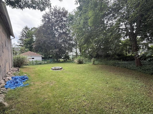 352 Church St, Putnam, CT 06260 - view of yard with an outdoor fire pit