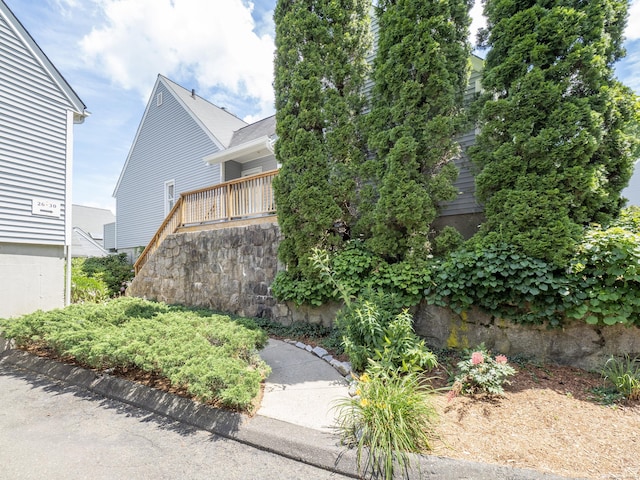 26 Wilton Crst Unit 26, Wilton, CT 06897 - view of property exterior with stairs