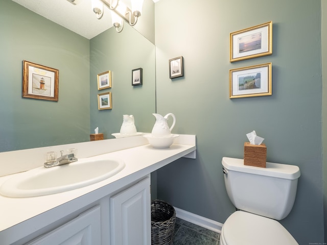 26 Wilton Crst Unit 26, Wilton, CT 06897 - half bath featuring tile patterned floors and vanity