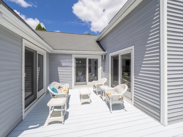 26 Wilton Crst Unit 26, Wilton, CT 06897 - deck featuring outdoor lounge area