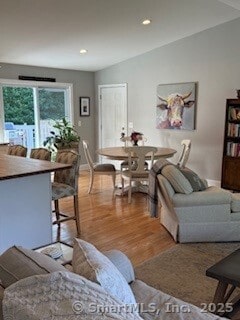 1 Brookfield Rd, Harwinton, CT 06791 - living room with wood finished floors and recessed lighting