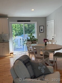 1 Brookfield Rd, Harwinton, CT 06791 - dining room featuring healthy amount of natural light, light wood-type flooring, and recessed lighting