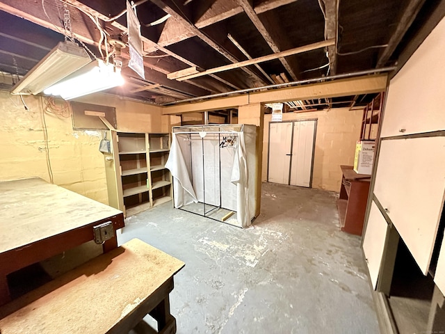 23 S Elm St, Windsor Locks, CT 06096 - view of unfinished basement