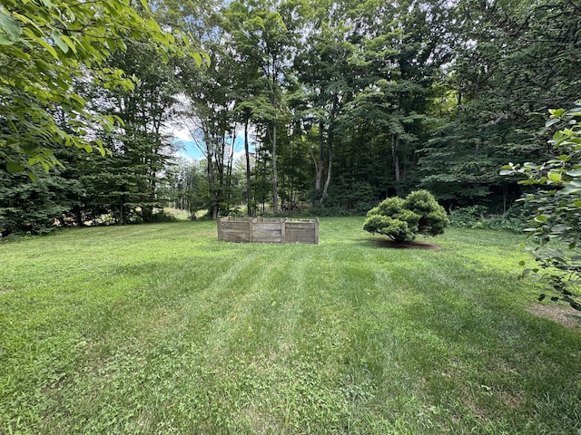 23 Mountain Rd, Mansfield, CT 06250 - view of grassy yard with a vegetable garden