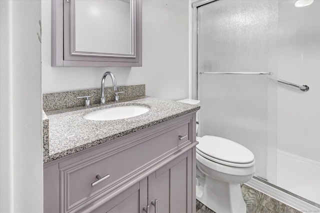 23 Happy Hollow Cir Unit B, Stratford, CT 06614 - bathroom with vanity and a shower with door