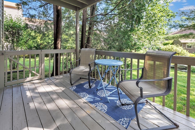 23 Happy Hollow Cir Unit B, Stratford, CT 06614 - view of wooden deck