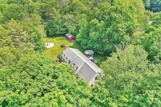 373 Broad Way, Coventry, CT 06238 - drone / aerial view of a heavily wooded area