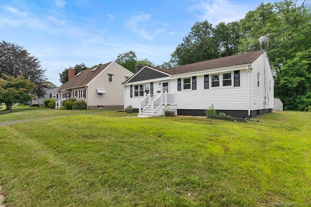 230 Green Rd, Manchester, CT 06042 - view of front of house with a front lawn