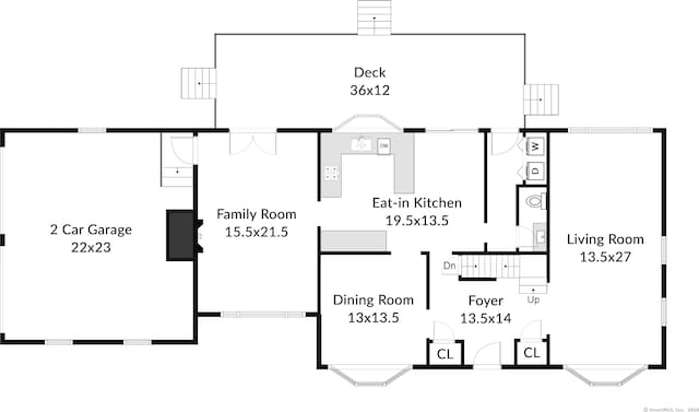 33 Shawnee Ln, Monroe, CT 06468 - view of property floor plan