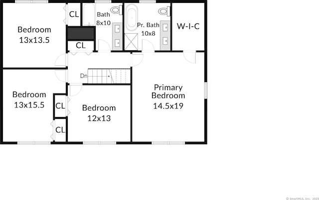 33 Shawnee Ln, Monroe, CT 06468 - view of floor plan / room layout
