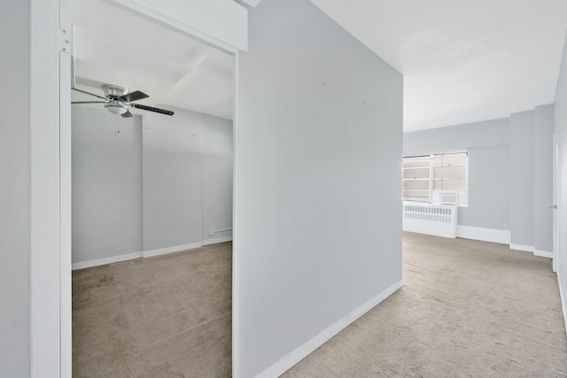 80 Cartright St Unit 8E, Bridgeport, CT 06604 - corridor featuring carpet floors and radiator heating unit
