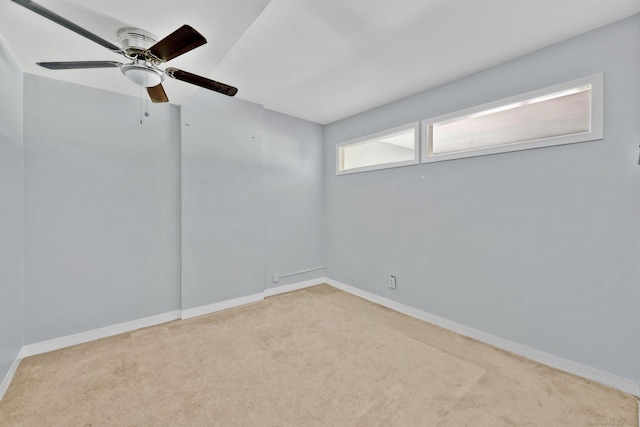80 Cartright St Unit 8E, Bridgeport, CT 06604 - unfurnished room with light colored carpet and ceiling fan
