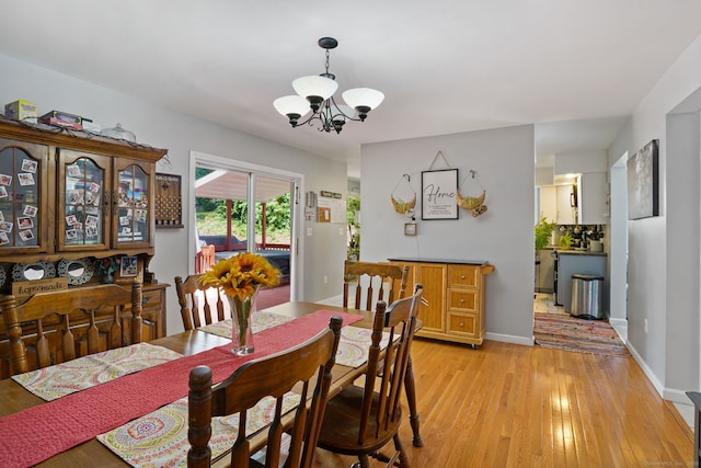 5 Legion Rd, Seymour, CT 06483 - dining room featuring a chandelier and light wood finished floors