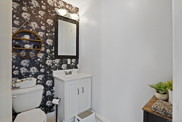 5 Legion Rd, Seymour, CT 06483 - bathroom with wallpapered walls and vanity