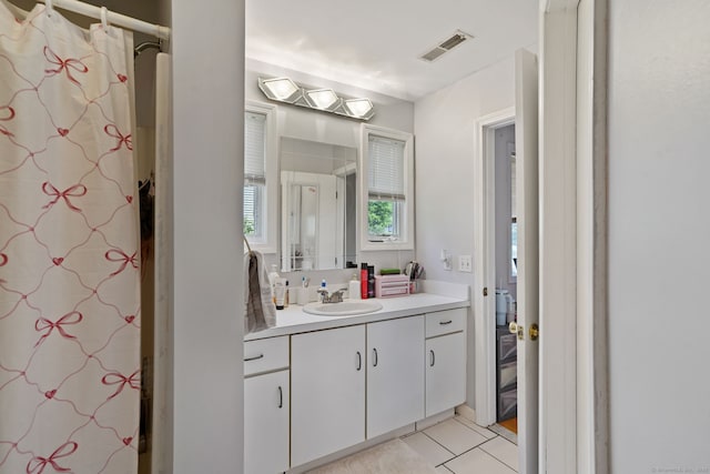 5 Legion Rd, Seymour, CT 06483 - full bathroom with vanity, tile patterned flooring, and a shower with shower curtain