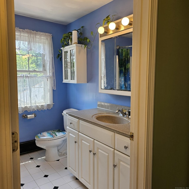 50 Meadow St, Meriden, CT 06451 - bathroom featuring vanity and tile patterned floors