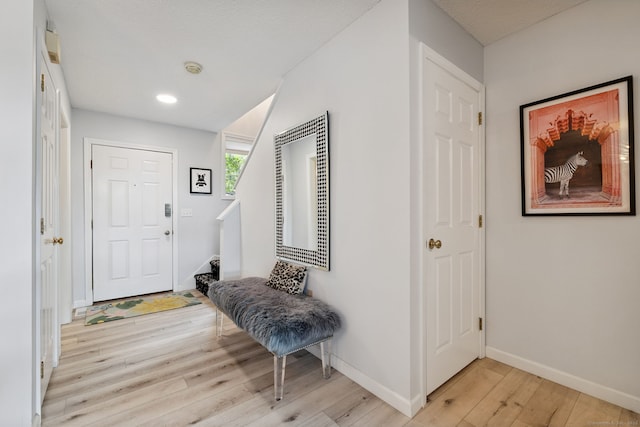 28 Biltmore Park Unit 28, Bloomfield, CT 06002 - entrance foyer with light wood-style flooring and recessed lighting