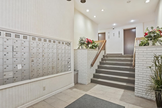 34A Padanaram Ave Unit 120, Danbury, CT 06811 - common area with recessed lighting, a security system, and stairway