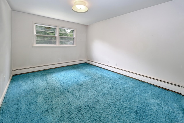 355 Surrey Ln, Fairfield, CT 06824 - unfurnished room with carpet flooring and a baseboard radiator