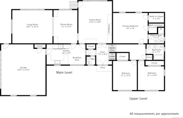 355 Surrey Ln, Fairfield, CT 06824 - view of floor plan / room layout