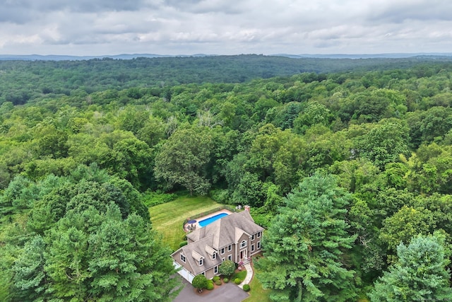 28 Sunnyview Dr, Redding, CT 06896 - view of property location featuring a heavily wooded area