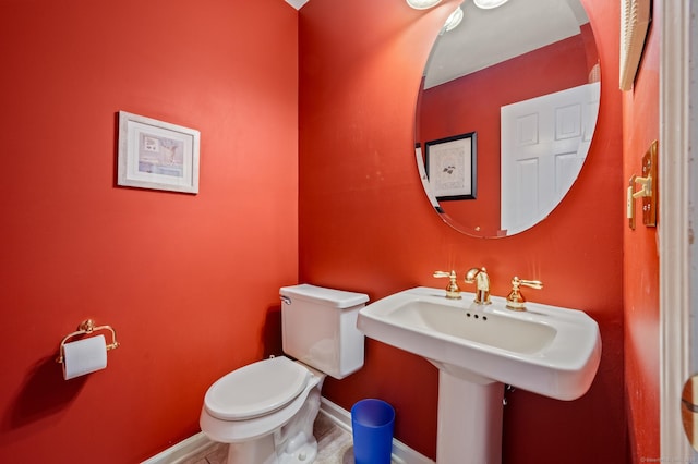 70 Shane Dr, Southbury, CT 06488 - half bathroom with toilet and baseboards