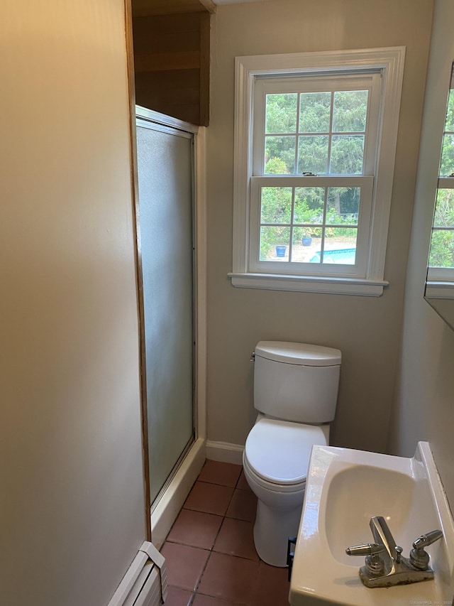 18 Depietro Dr, East Hartford, CT 06118 - full bath featuring tile patterned floors and a shower stall