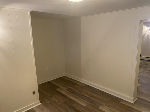 18 Depietro Dr, East Hartford, CT 06118 - empty room featuring dark wood-style flooring and baseboards