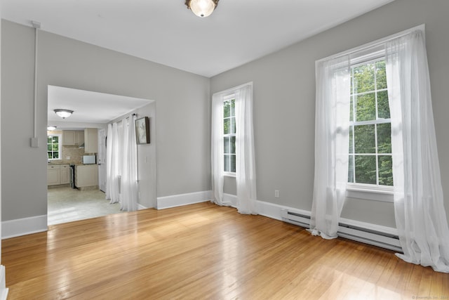 286 Marlborough St, Portland, CT 06480 - empty room featuring light wood-type flooring and baseboards