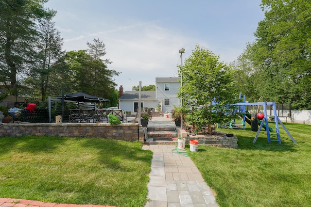 22 Standish Rd, New Milford, CT 06776 - view of yard featuring a playground