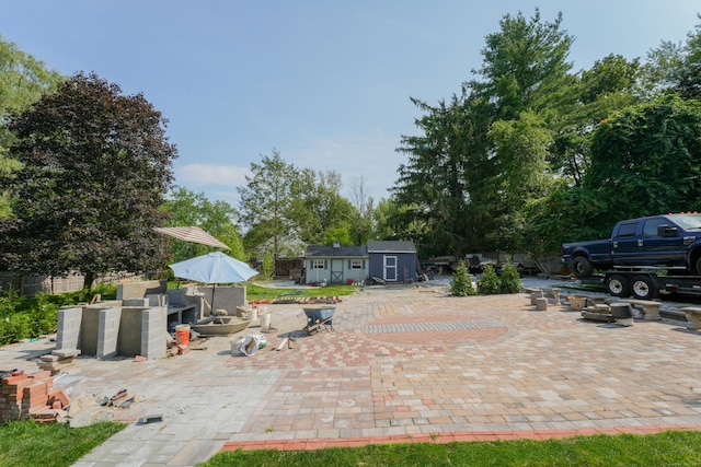 22 Standish Rd, New Milford, CT 06776 - view of patio / terrace with an outbuilding