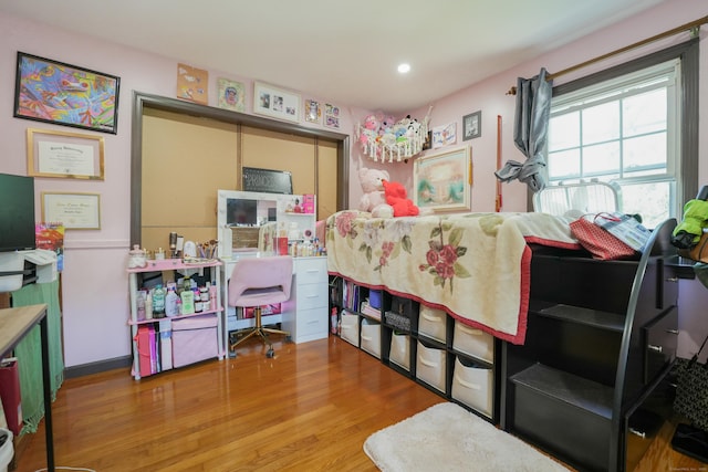 22 Standish Rd, New Milford, CT 06776 - bedroom featuring wood finished floors, a desk, and recessed lighting