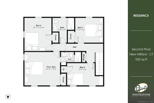 22 Standish Rd, New Milford, CT 06776 - view of floor plan / room layout