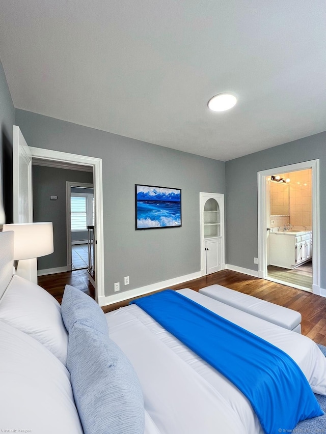 50 Norman St, Waterbury, CT 06708 - bedroom with wood finished floors and ensuite bath