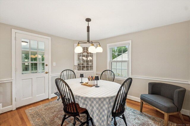 10 Craigmoor Rd, West Hartford, CT 06107 - dining space featuring light wood finished floors