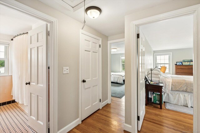 10 Craigmoor Rd, West Hartford, CT 06107 - hall featuring wood finished floors and baseboards