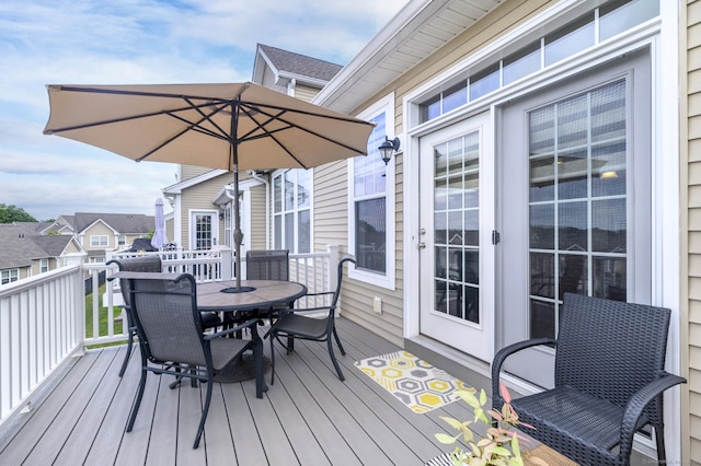 8 Country View Rd Unit 8, Danbury, CT 06810 - wooden terrace with outdoor dining space