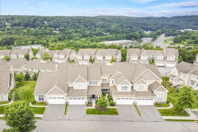 8 Country View Rd Unit 8, Danbury, CT 06810 - aerial view of residential area with a heavily wooded area