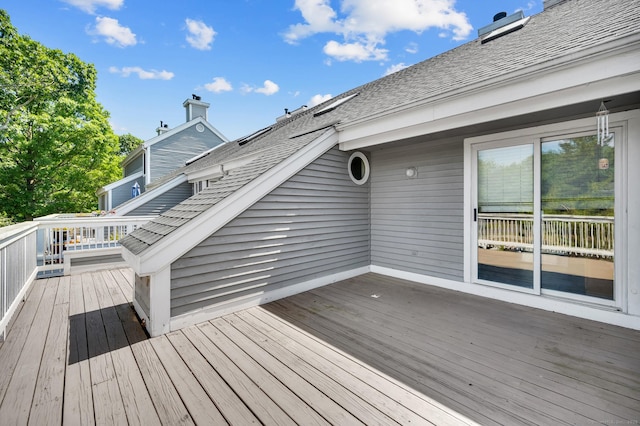 233 Mansfield Grove Rd Unit 306, East Haven, CT 06512 - view of wooden deck