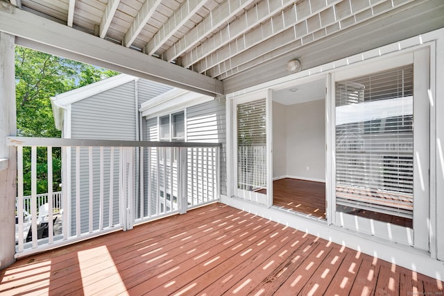 233 Mansfield Grove Rd Unit 306, East Haven, CT 06512 - view of wooden deck