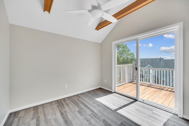 233 Mansfield Grove Rd Unit 306, East Haven, CT 06512 - unfurnished room with wood finished floors and a ceiling fan