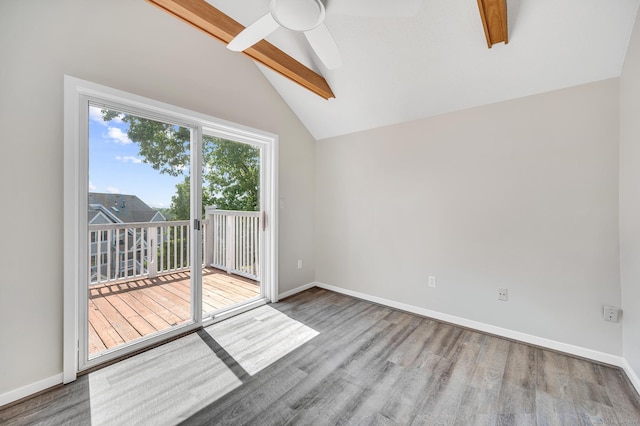 233 Mansfield Grove Rd Unit 306, East Haven, CT 06512 - unfurnished room featuring ceiling fan and wood finished floors