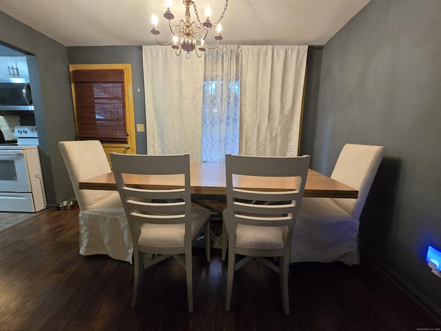 1190 Meriden Rd, Waterbury, CT 06705 - dining space featuring wood finished floors and a chandelier