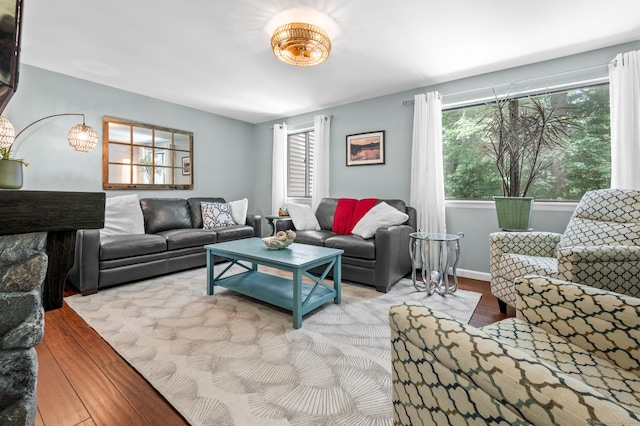 14 Conestoga Way Unit 14, Glastonbury, CT 06033 - living room featuring wood finished floors and plenty of natural light