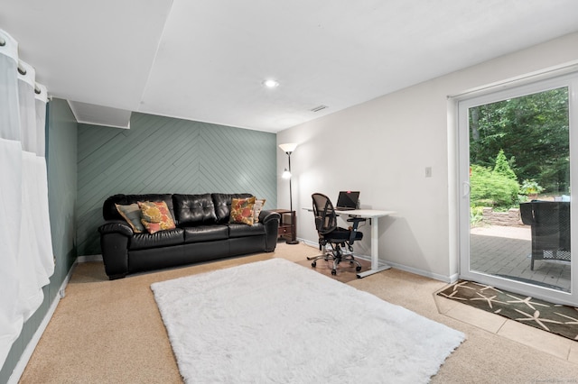 14 Conestoga Way Unit 14, Glastonbury, CT 06033 - carpeted home office with baseboards and recessed lighting