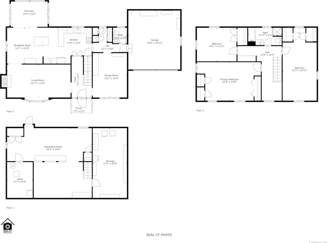 1182 N Main St, West Hartford, CT 06117 - view of floor plan / room layout