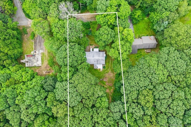 46 Union Dr, Ashford, CT 06278 - aerial view of property's location with property boundaries highlighted