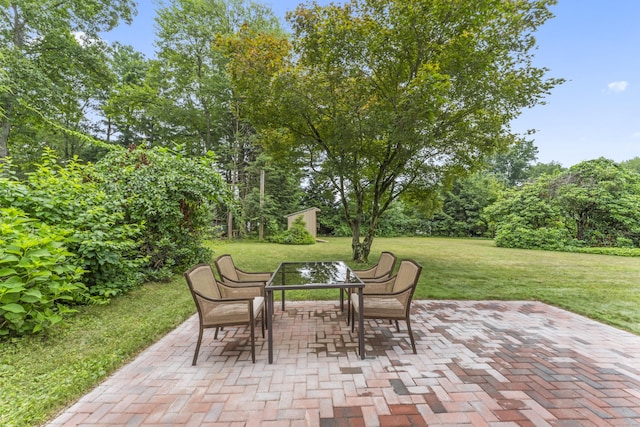 119 Debra Ln, Bristol, CT 06010 - view of patio / terrace with outdoor dining area