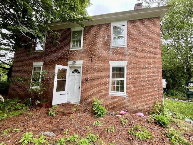 952 Boston Tpke, Coventry, CT 06238 - view of front of property featuring a chimney and brick siding